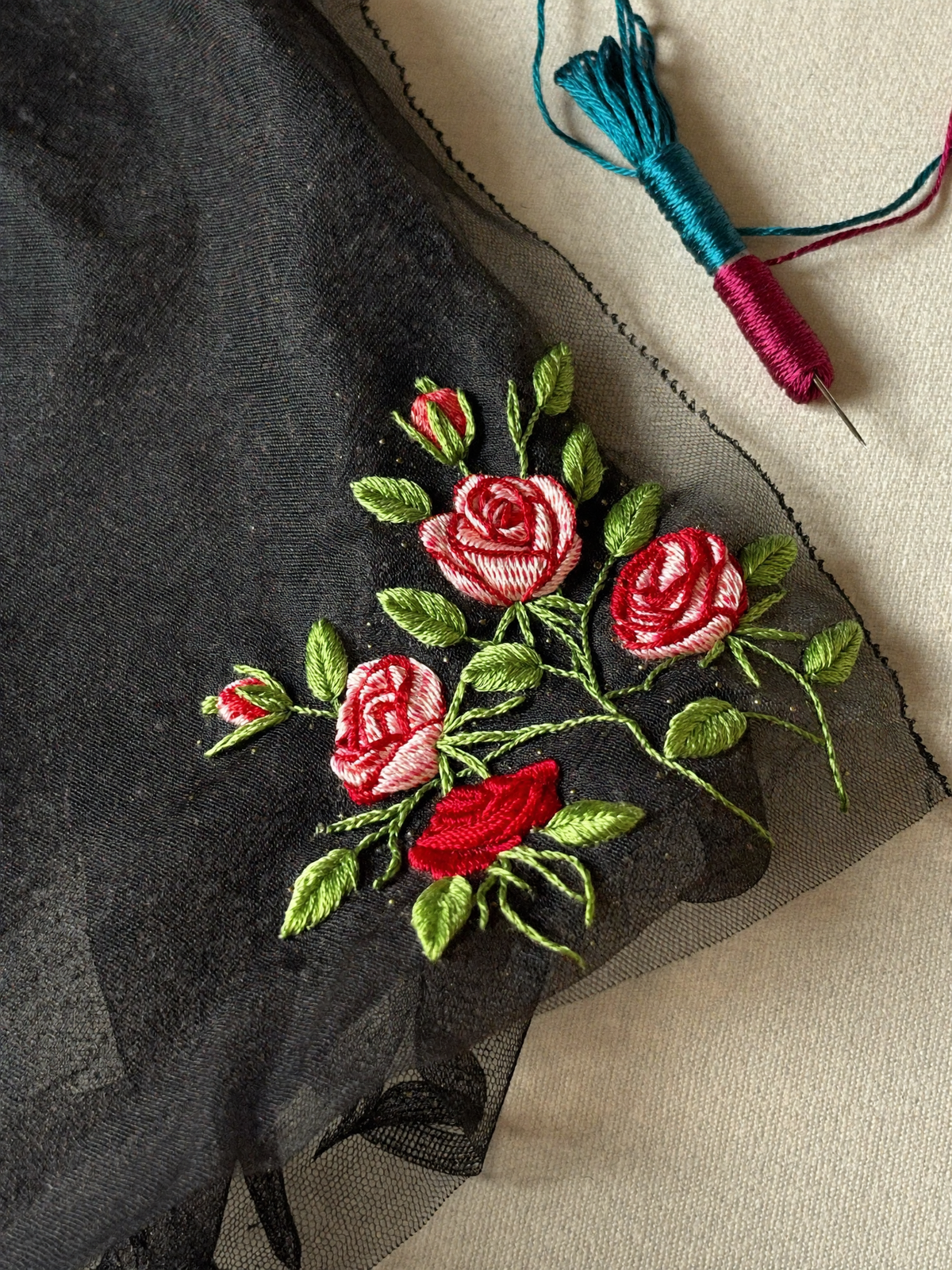 Embroidery in full bloom