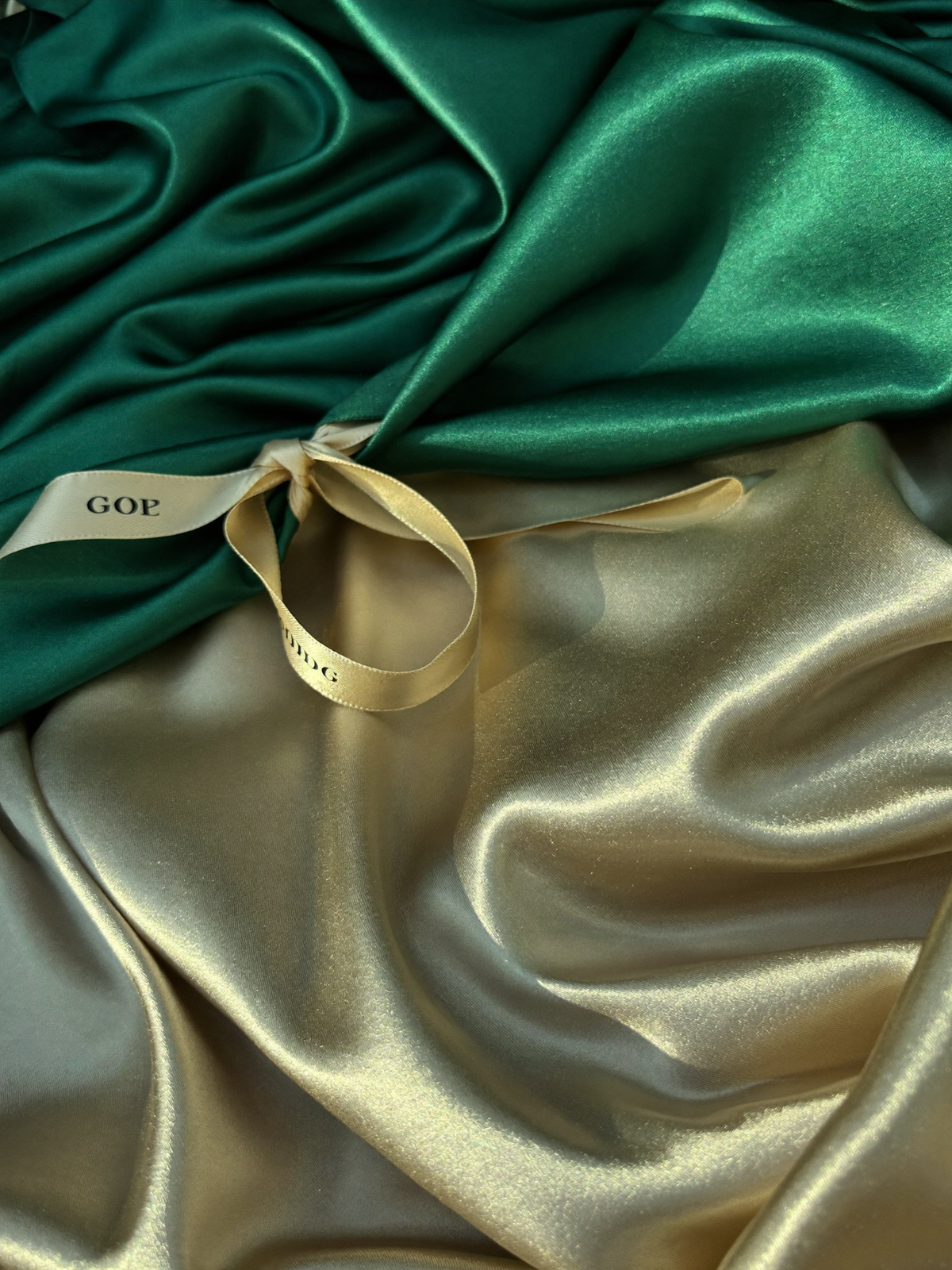 Satin that glows